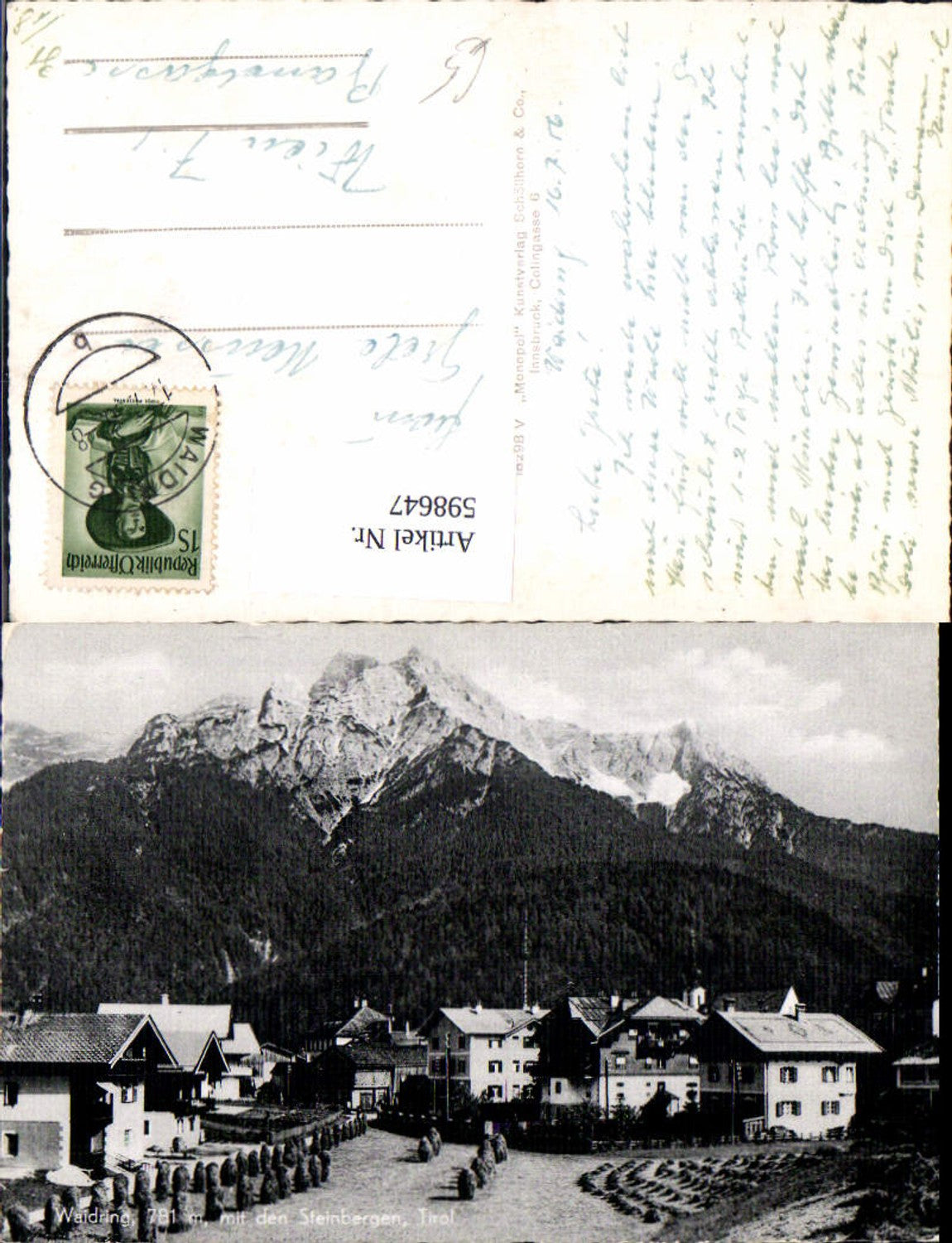 Alte Ansichtskarte – Old Postcard