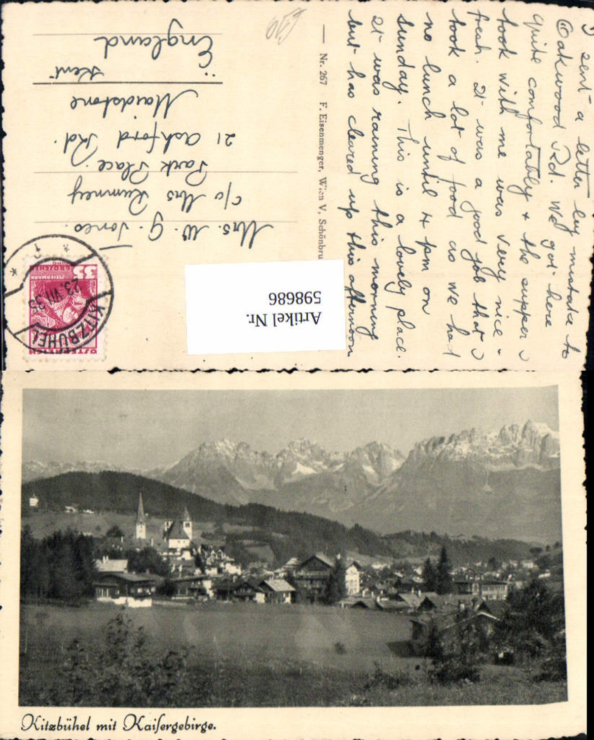 Alte Ansichtskarte – Old Postcard