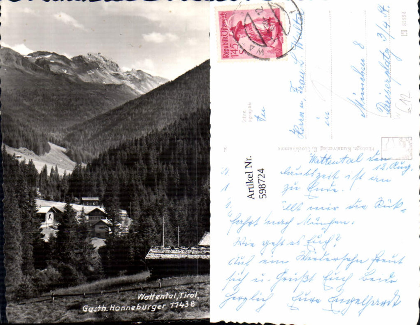 Alte Ansichtskarte – Old Postcard