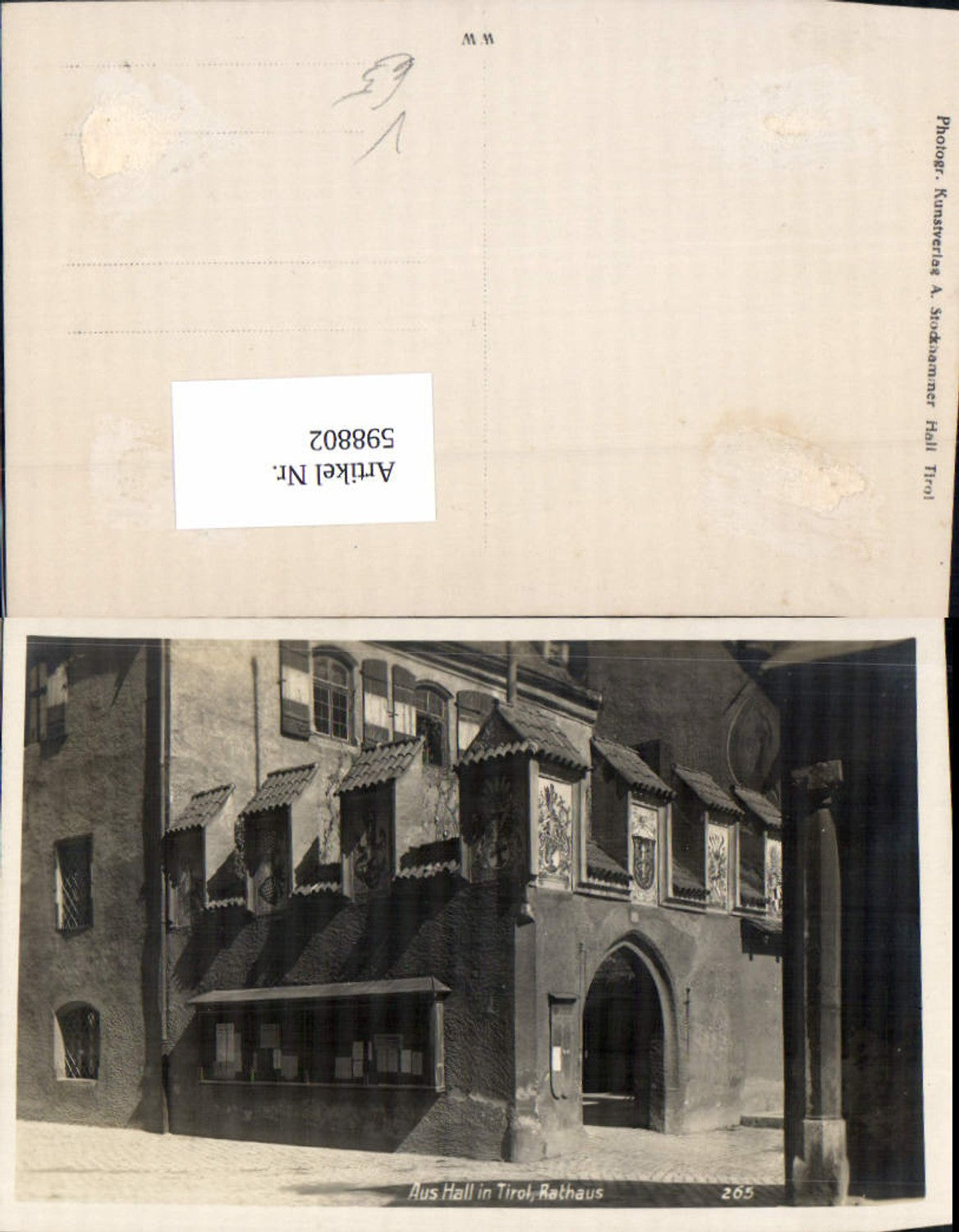 Alte Ansichtskarte – Old Postcard