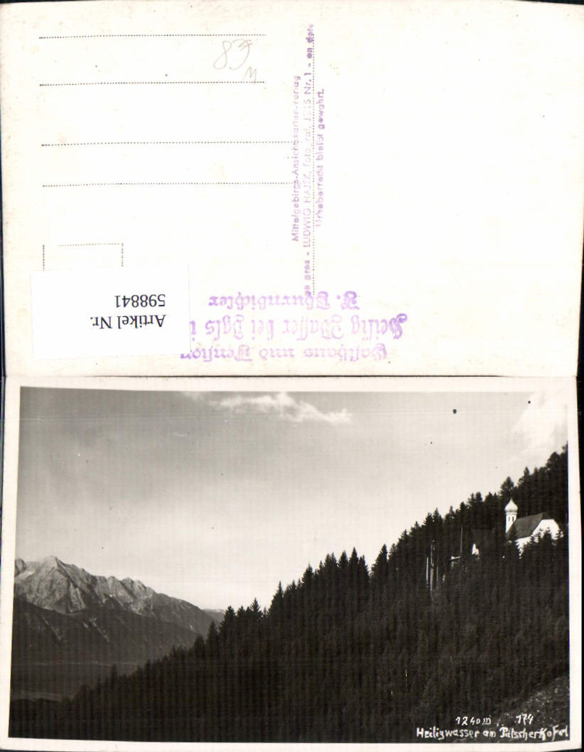 Alte Ansichtskarte – Old Postcard