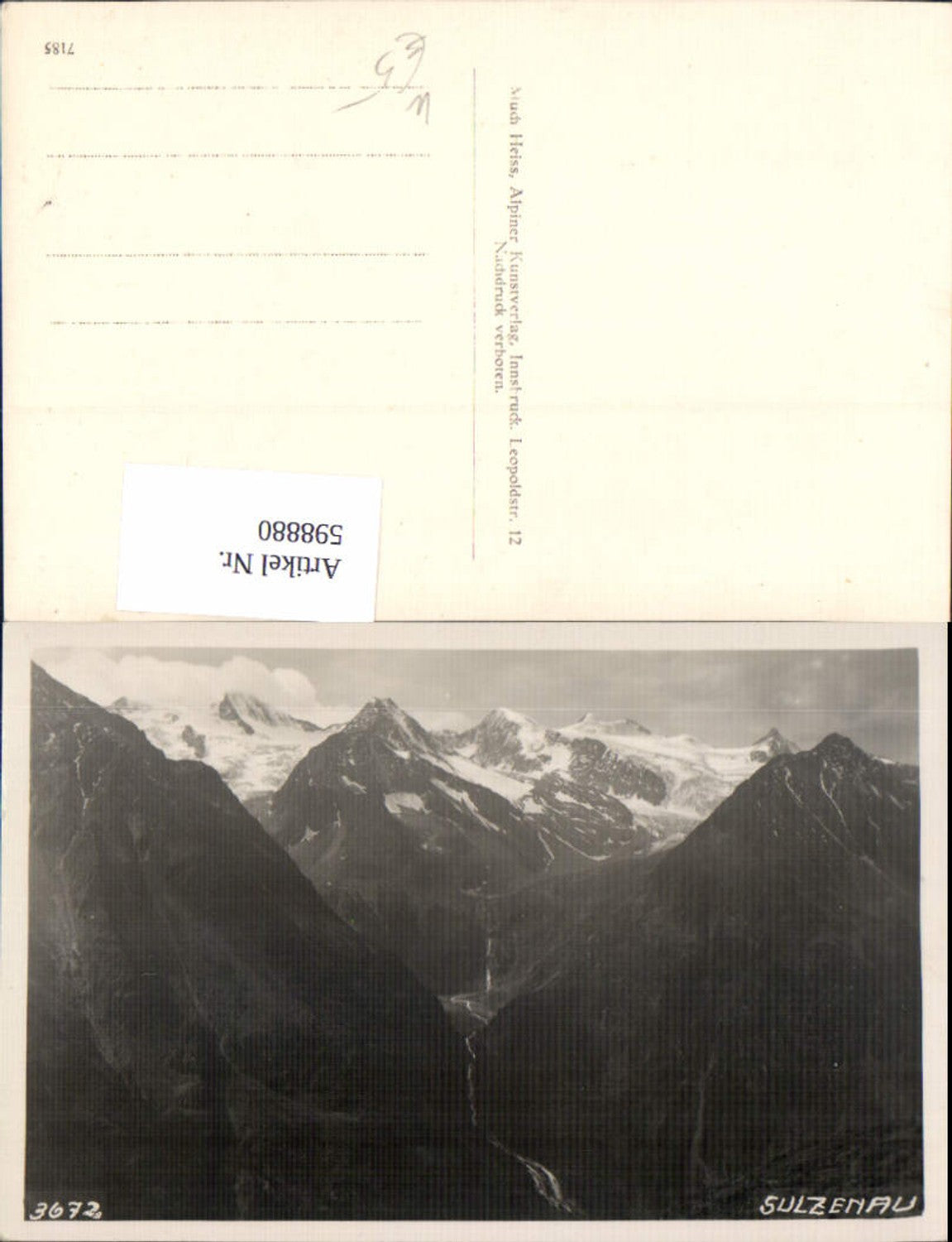 Alte Ansichtskarte – Old Postcard