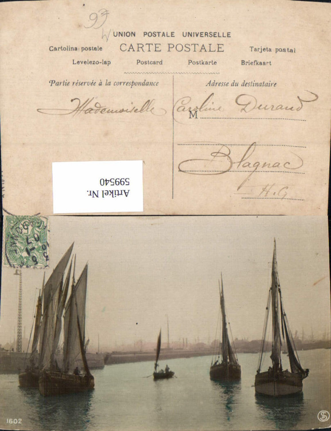 Alte Ansichtskarte – Old Postcard