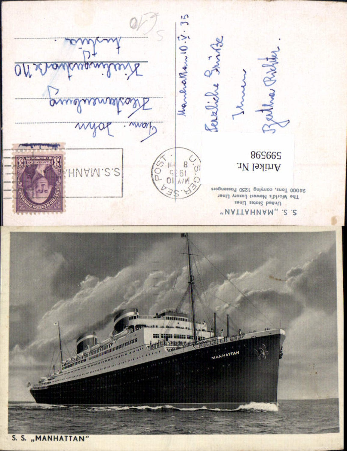 Alte Ansichtskarte – Old Postcard