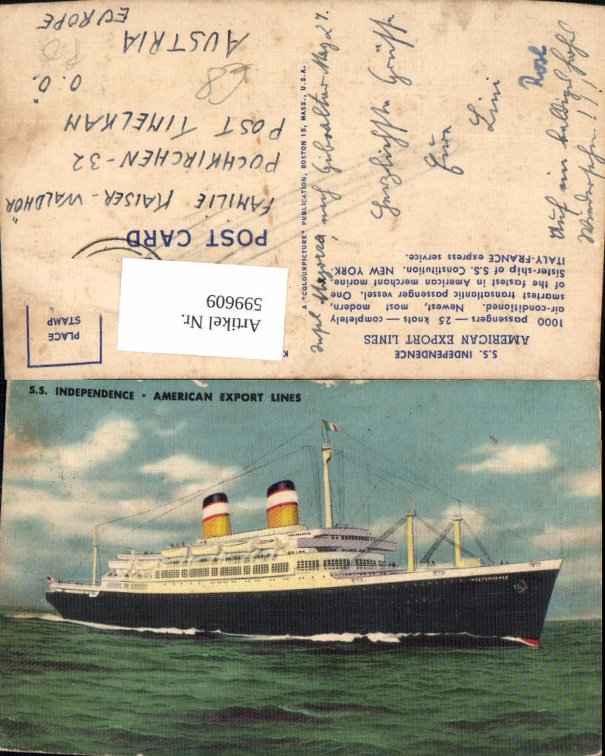Alte Ansichtskarte – Old Postcard