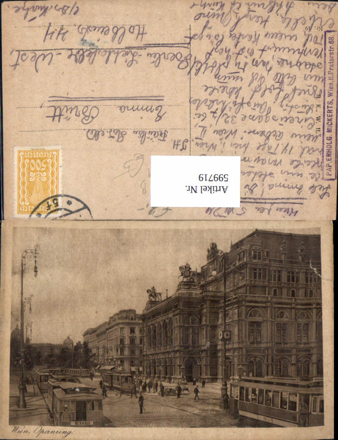 Alte Ansichtskarte – Old Postcard