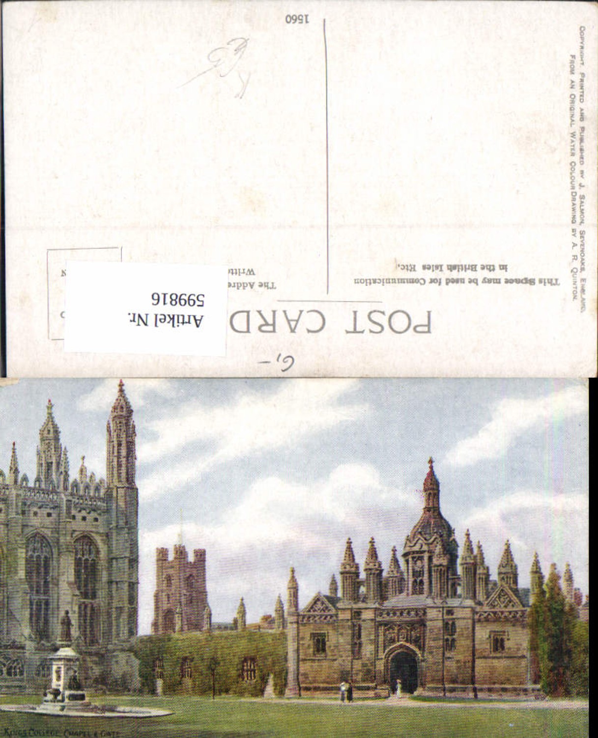 Alte Ansichtskarte – Old Postcard