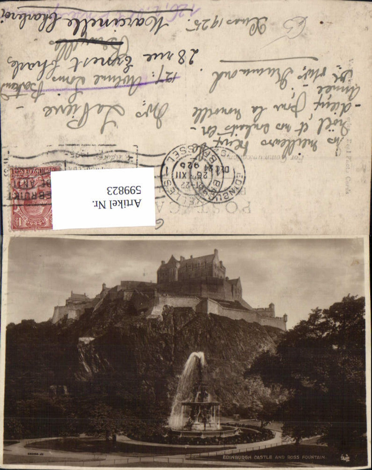 Alte Ansichtskarte – Old Postcard
