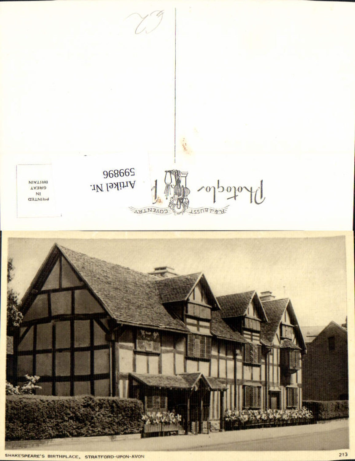 Alte Ansichtskarte – Old Postcard