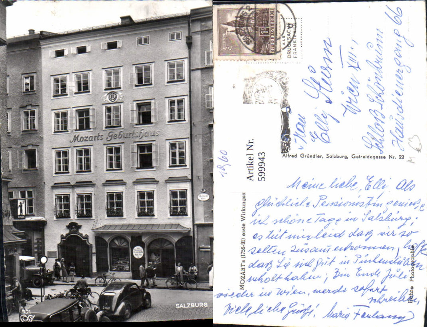 Alte Ansichtskarte – Old Postcard