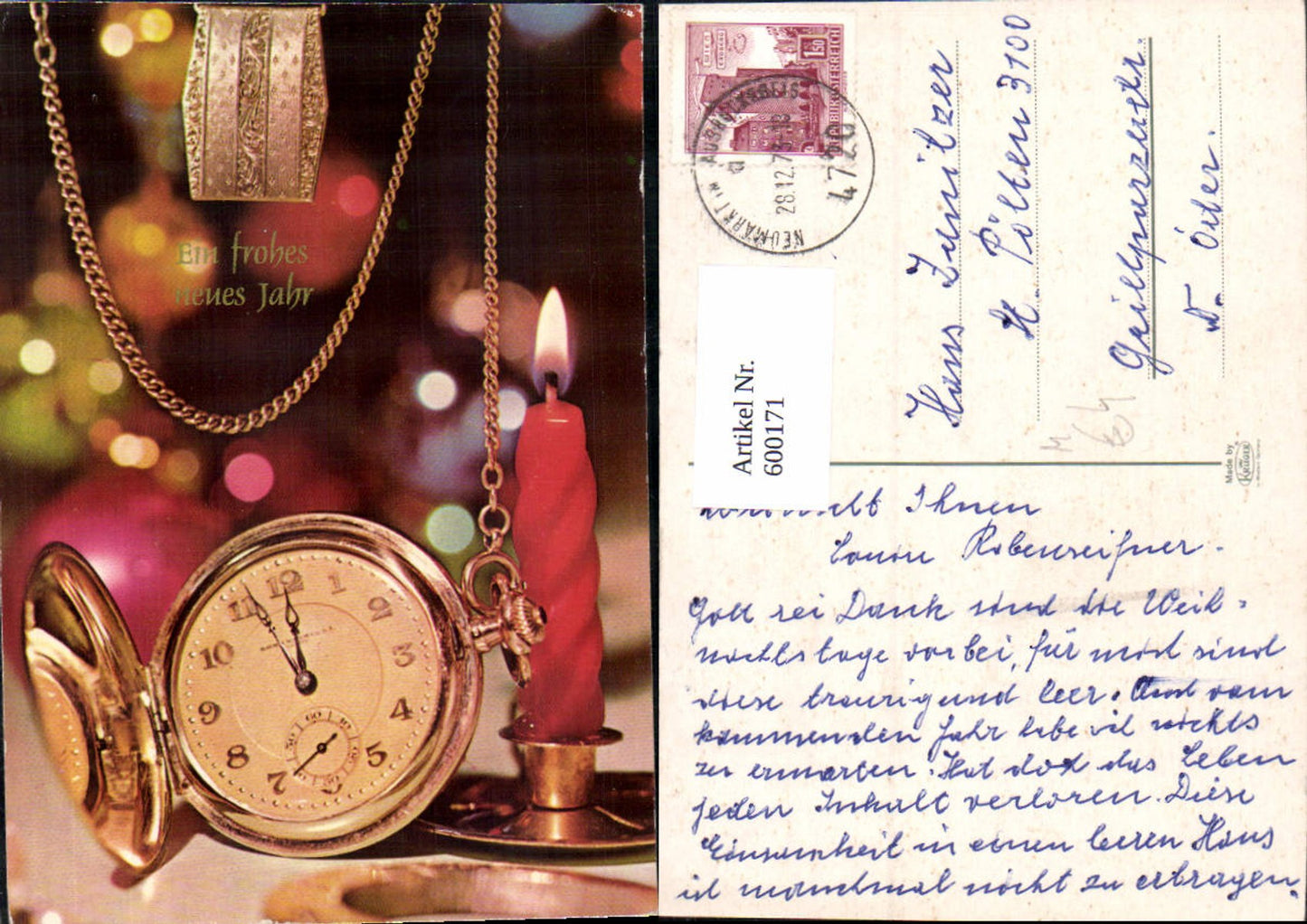 Alte Ansichtskarte – Old Postcard