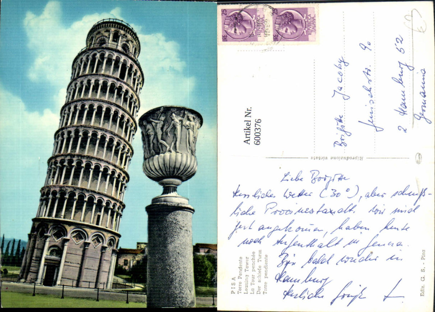 600376, Leaning Tower of Pisa