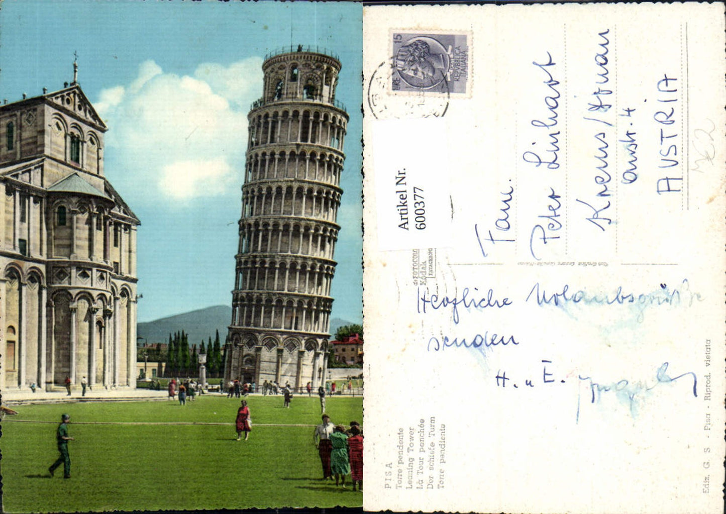 600377, Leaning Tower of Pisa