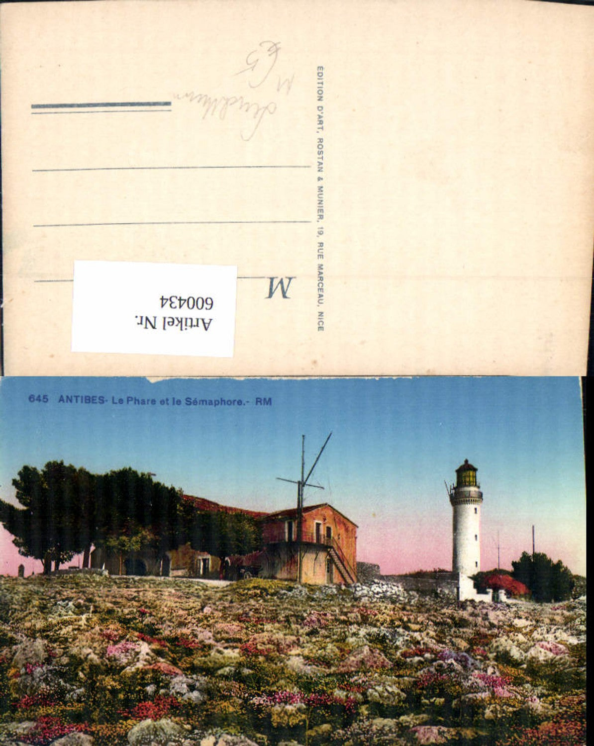 600434,Leuchtturm Antibes Le Phare et le Semaphore
