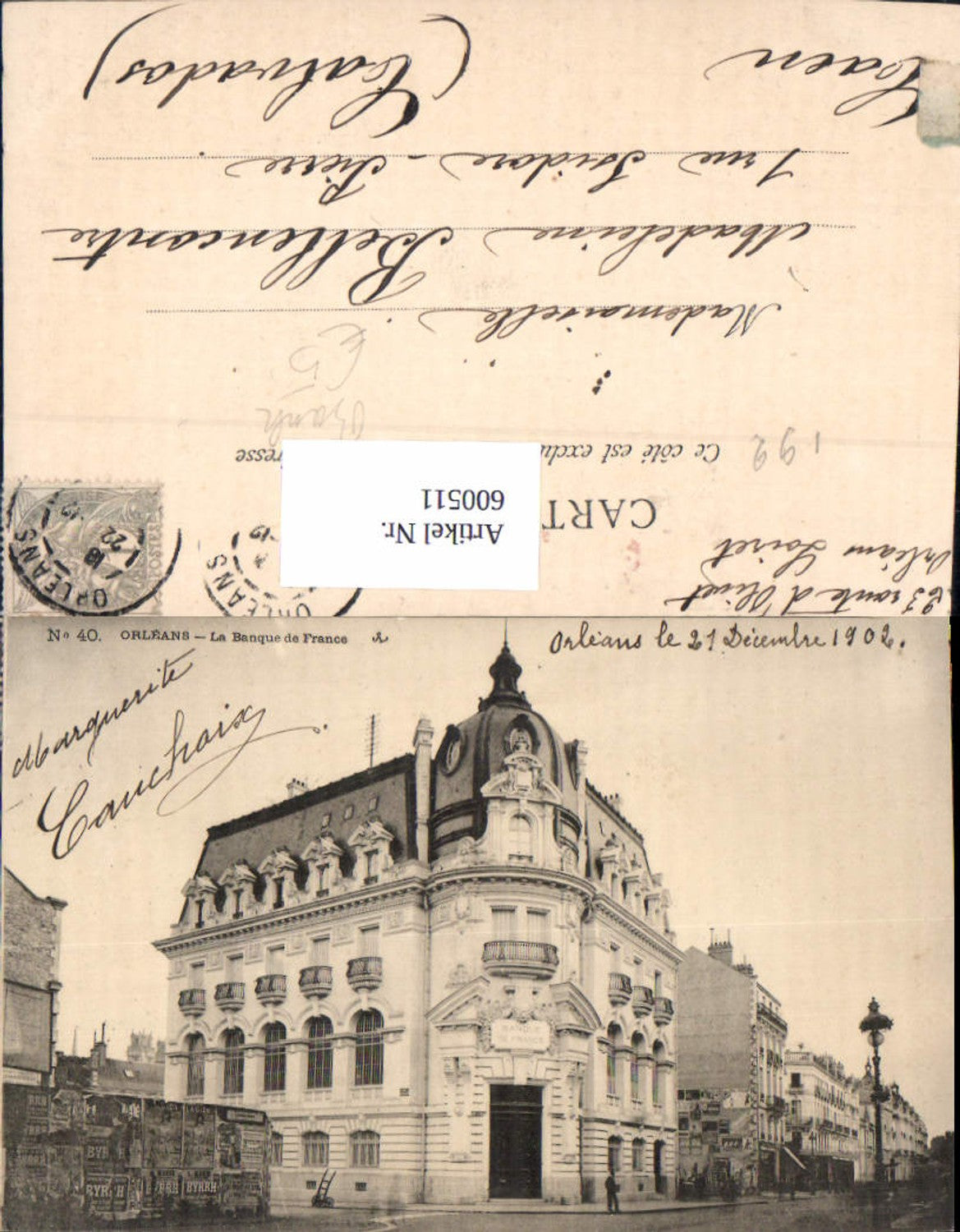 600511,Orleans La Banque de France Bank