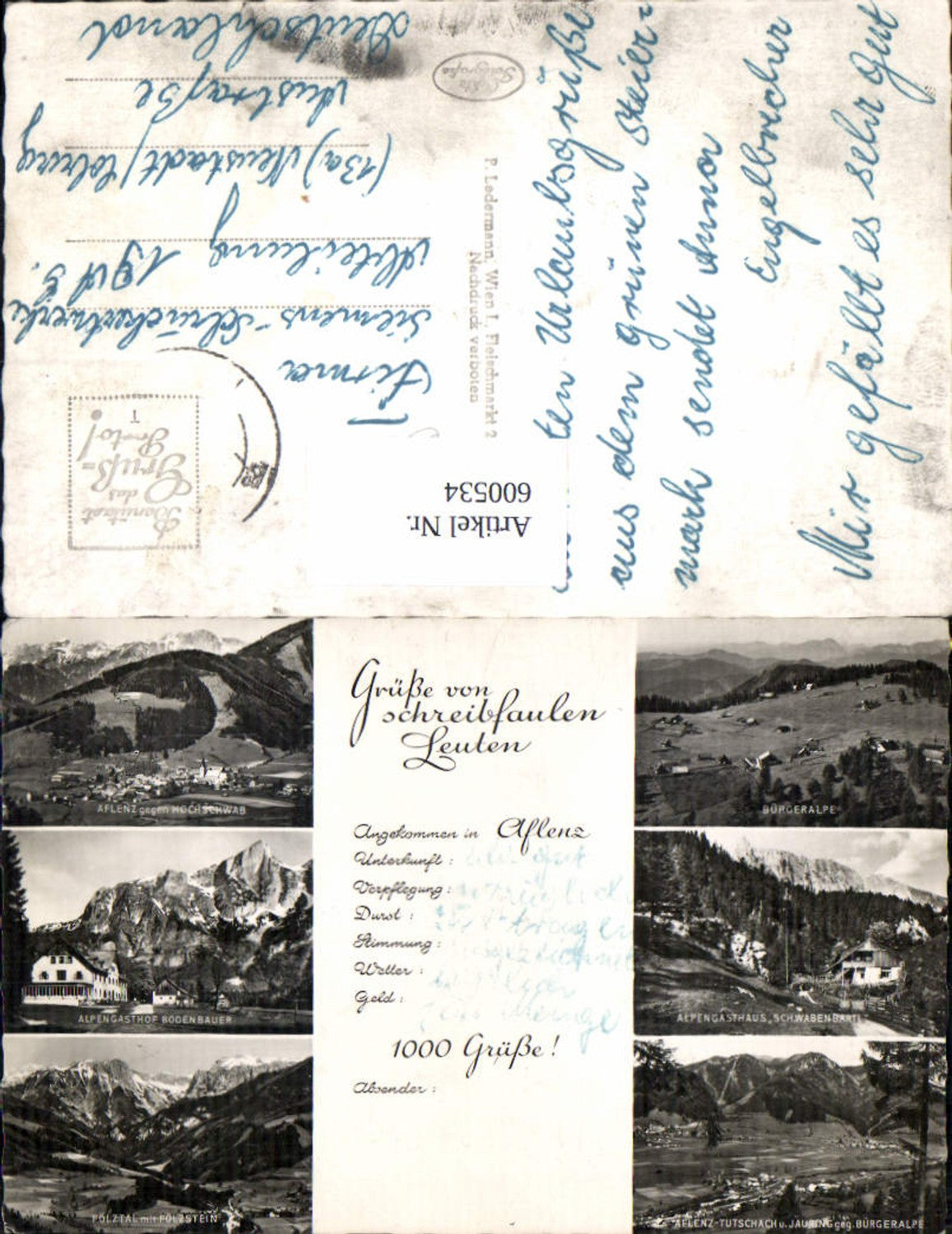 Alte Ansichtskarte – Old Postcard