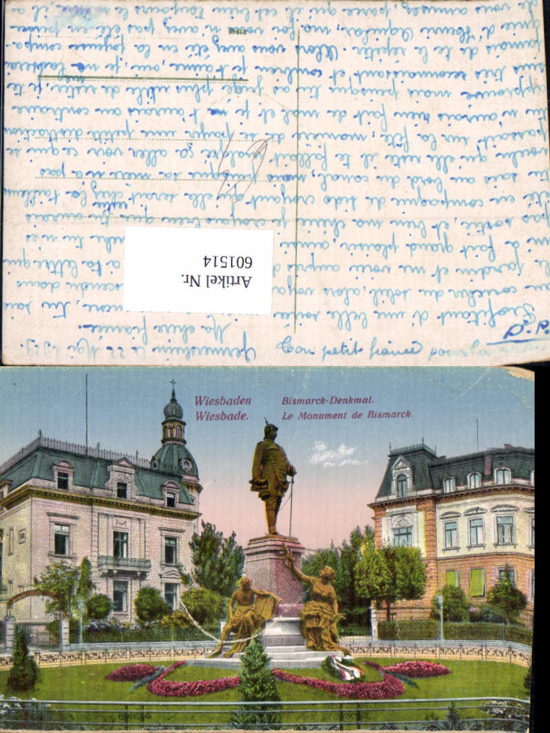 601514,Wiesbaden Monument Bismarck