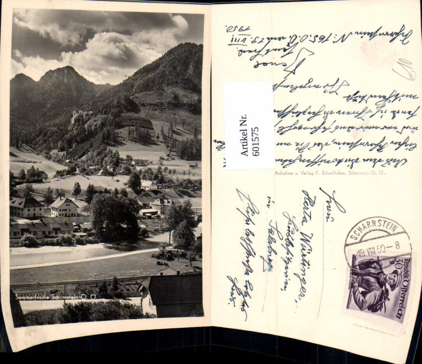 601575,Foto Ak Schurnstein Ansicht