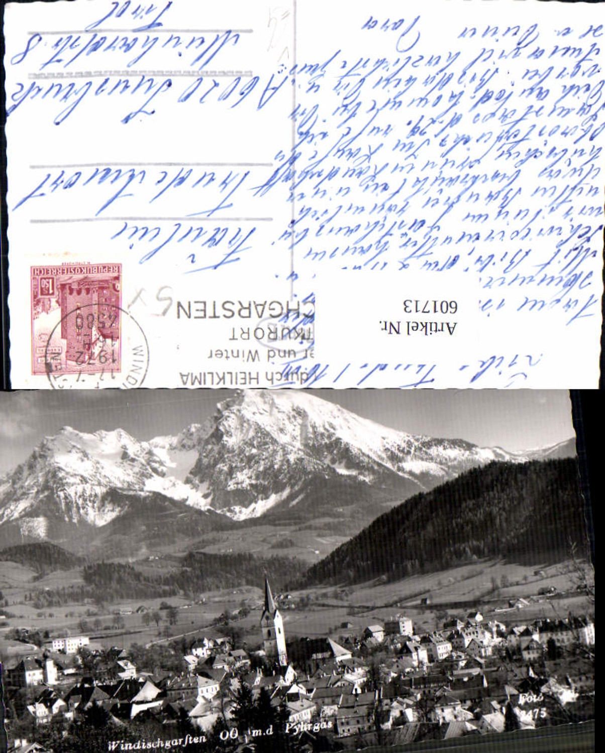 601713,Foto Ak Windischgarsten m. d. Pyhrgas pub Foto Oth 2475