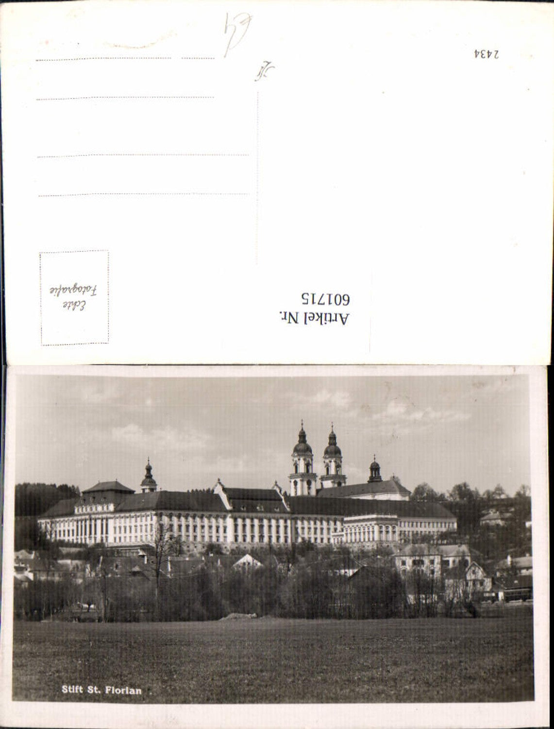 601715,Foto Ak Stift St Florian Ansicht