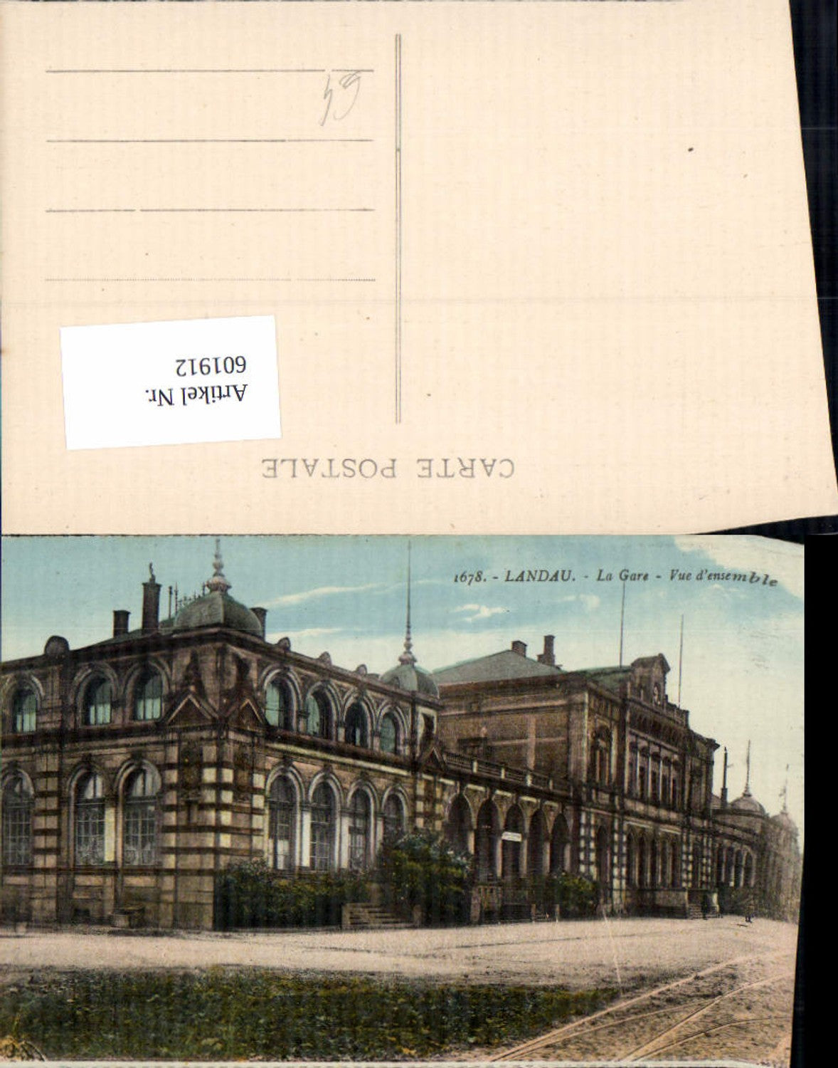 601912,Landau in der Pfalz Bahnhof La Gare
