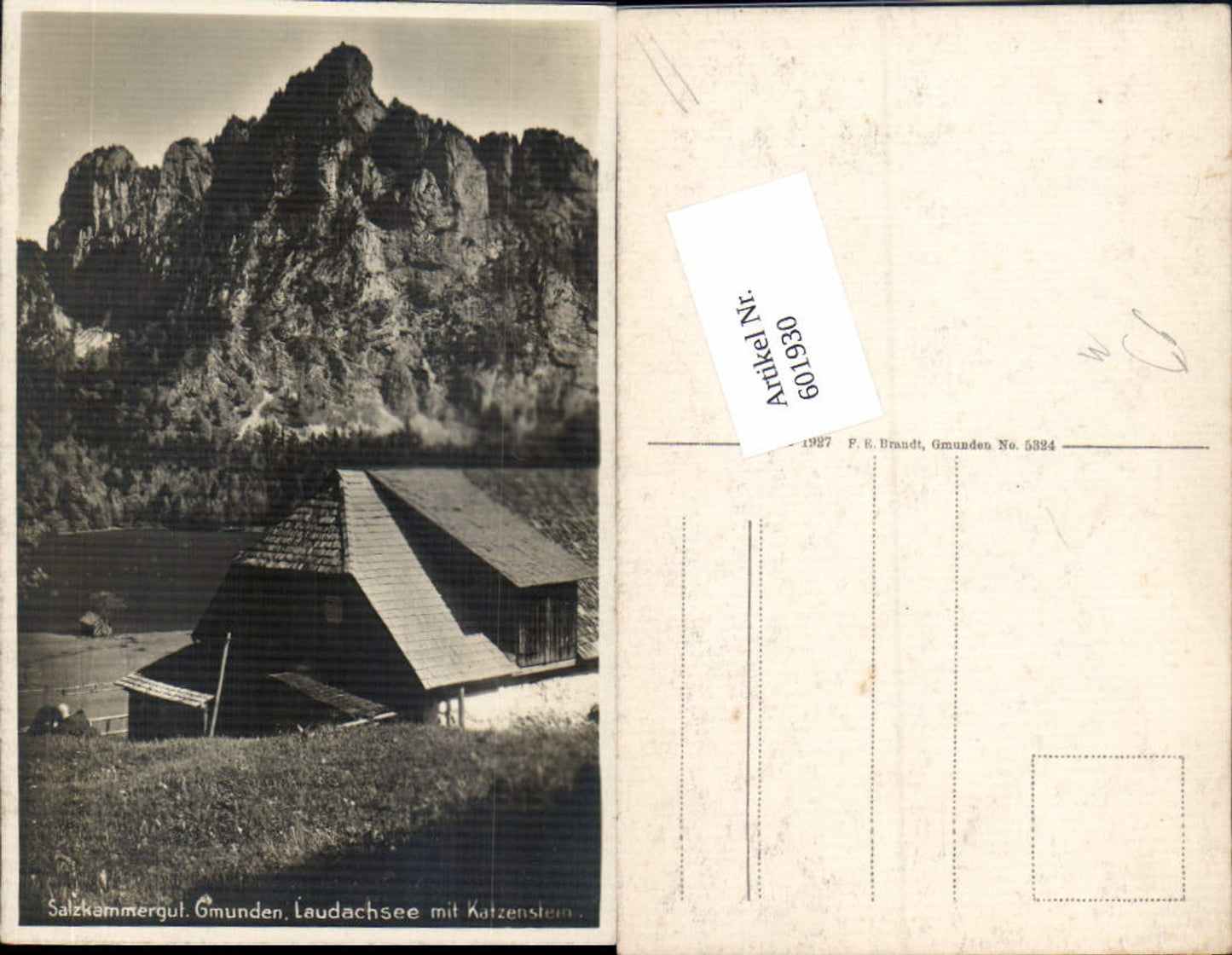 601930,Gmunden am Traunsee Laudachsee Salzkammergut pub Brandt 5324