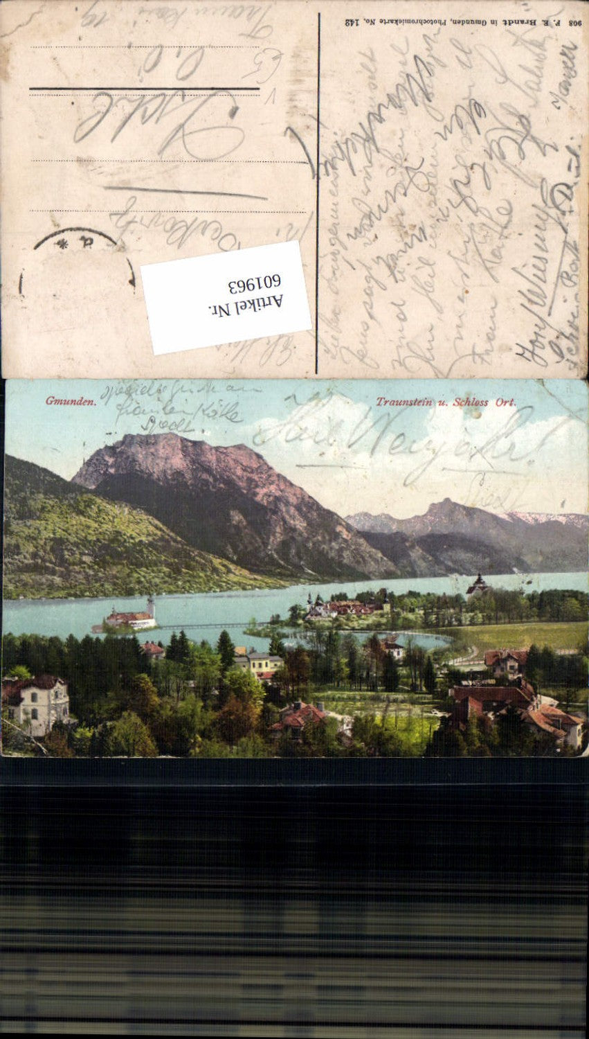 601963,Gmunden am Traunsee Traunstein Ort Orth pub Brandt 142