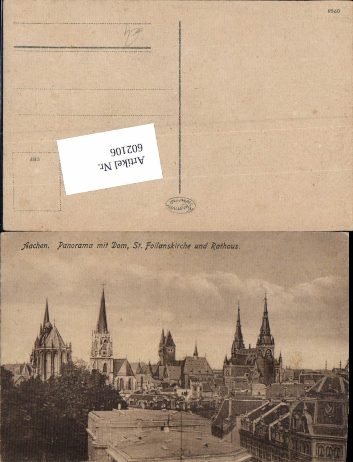 602106,Aachen Totale Dom Rathaus