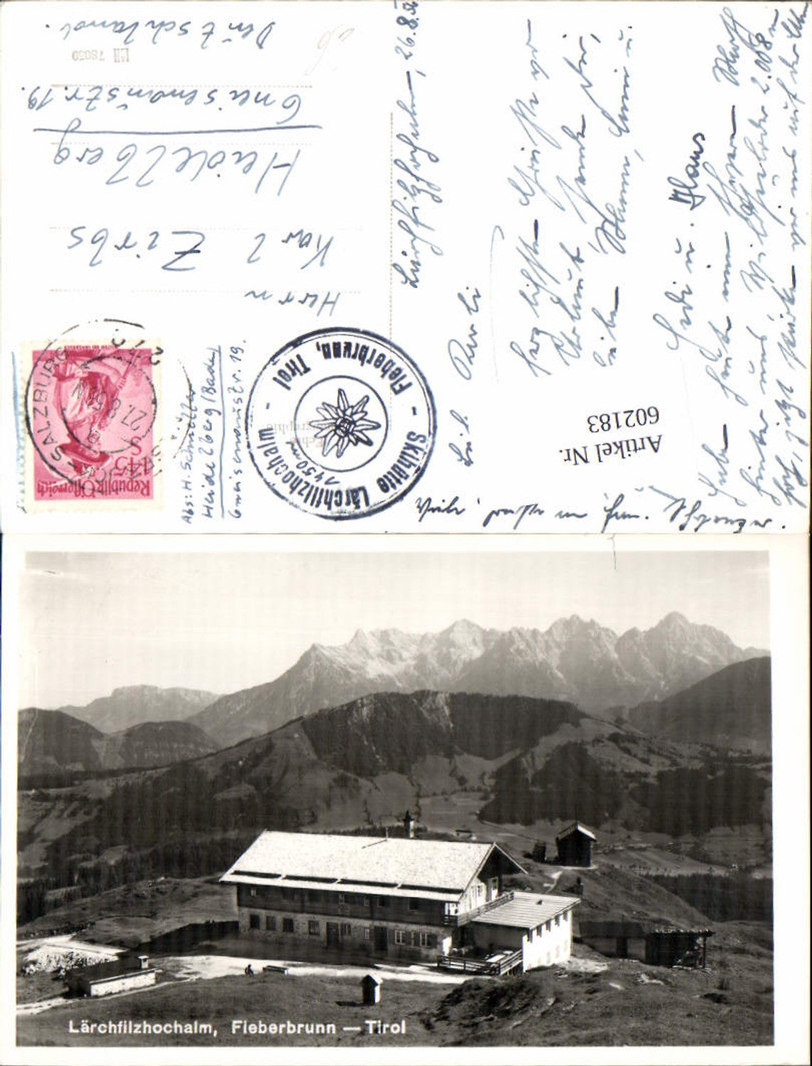 Alte Ansichtskarte – Old Postcard