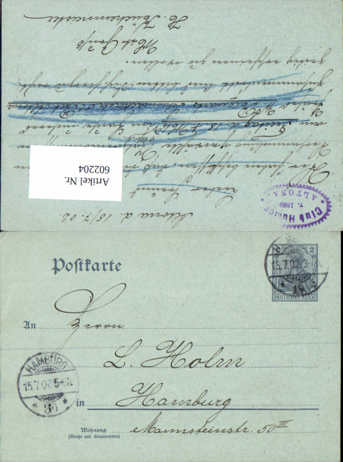 Alte Ansichtskarte – Old Postcard
