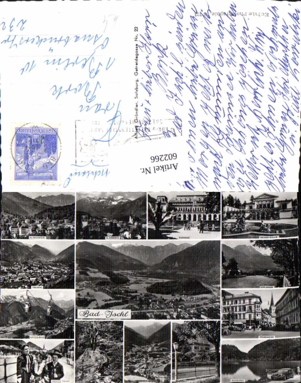 602266,Mehrbild Ak Bad Ischl Kurhaus Esplanade Pfarrgasse