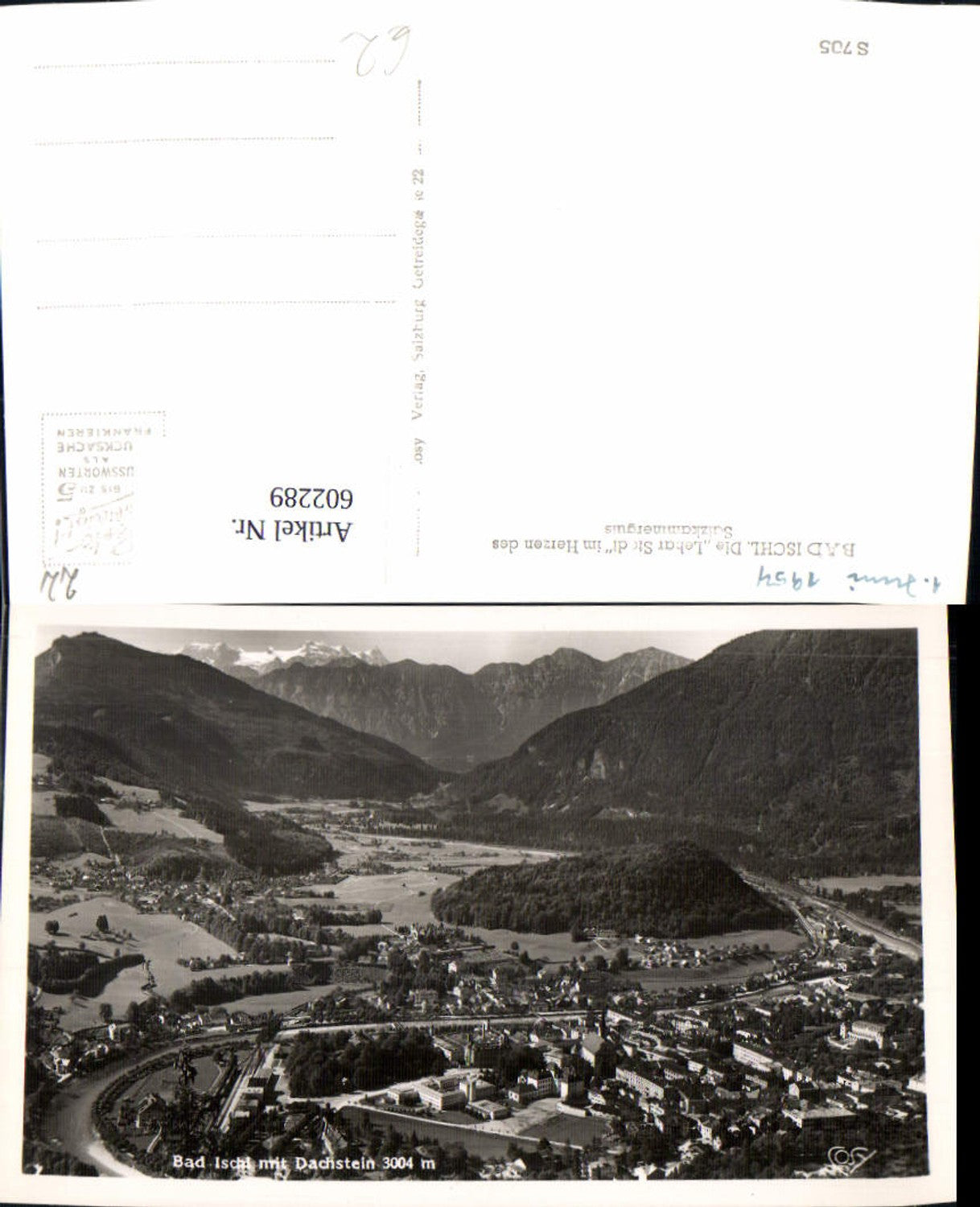 602289,Foto Ak Bad Ischl m. Dachstein pub Cosy