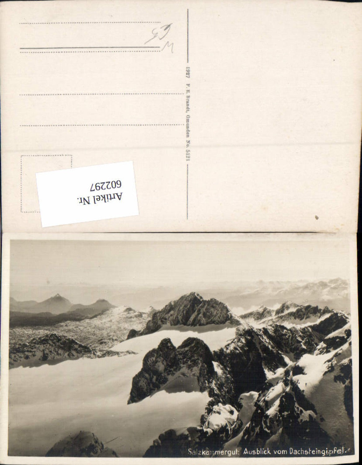 602297,Salzkammergut Ausblick v. Dachsteingipfel Hallstatt