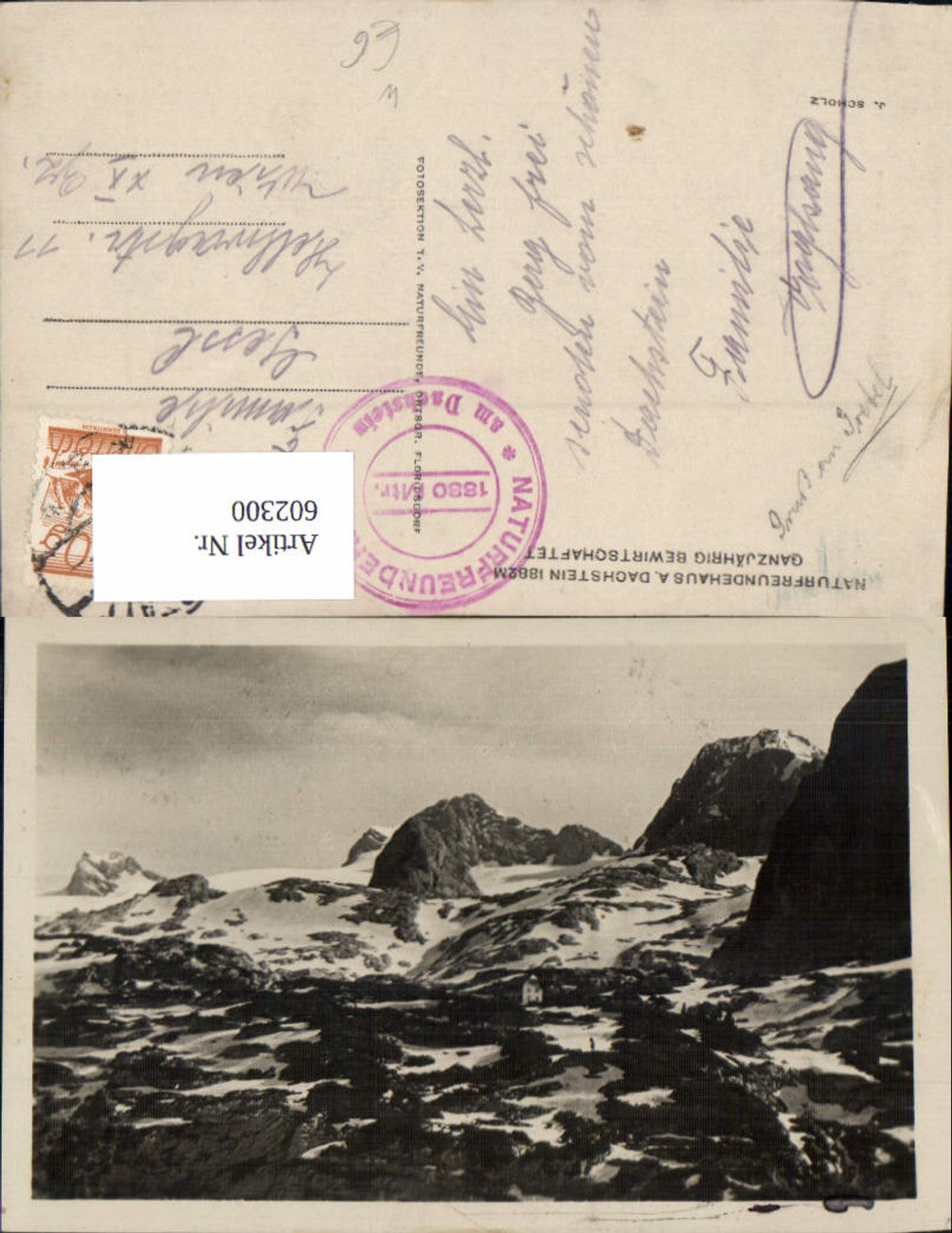 602300,Naturfreundehaus a. Dachstein Hallstatt