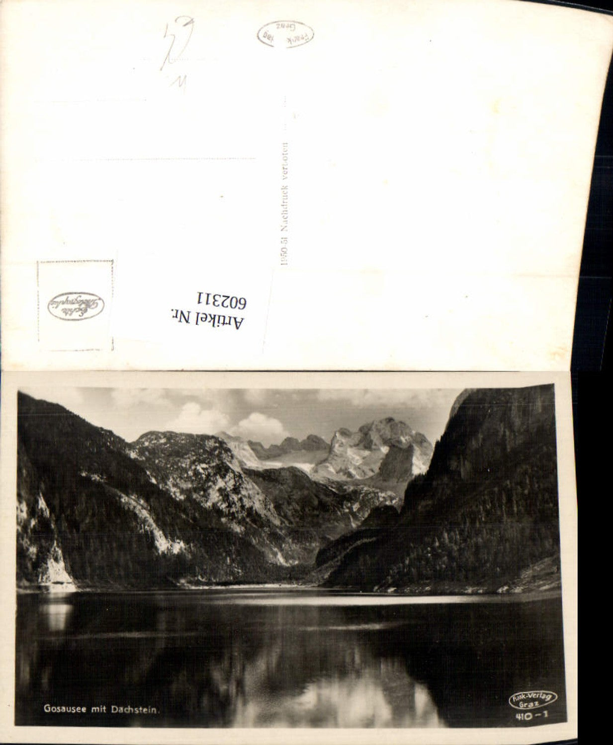 602311,Foto Ak Gosausee m. Dachstein Gosau