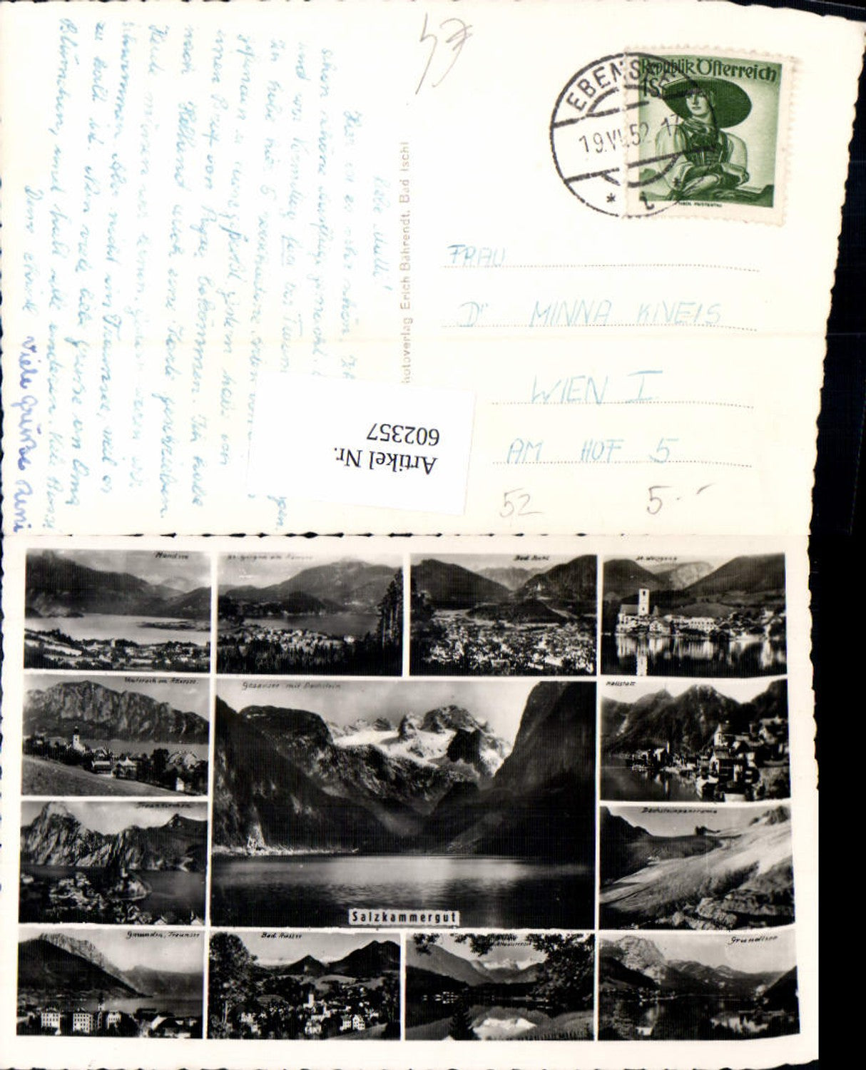 602357,Mehrbild Ak Salzkammergut Bad Ischl Hallstatt