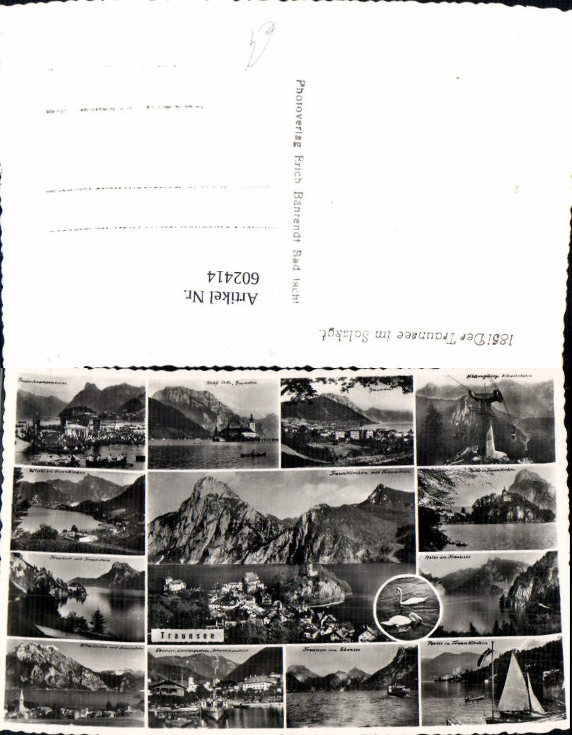 602414,Mehrbild Ak Traunsee Schloss Orth Schiff Dampfer Traunkirchen