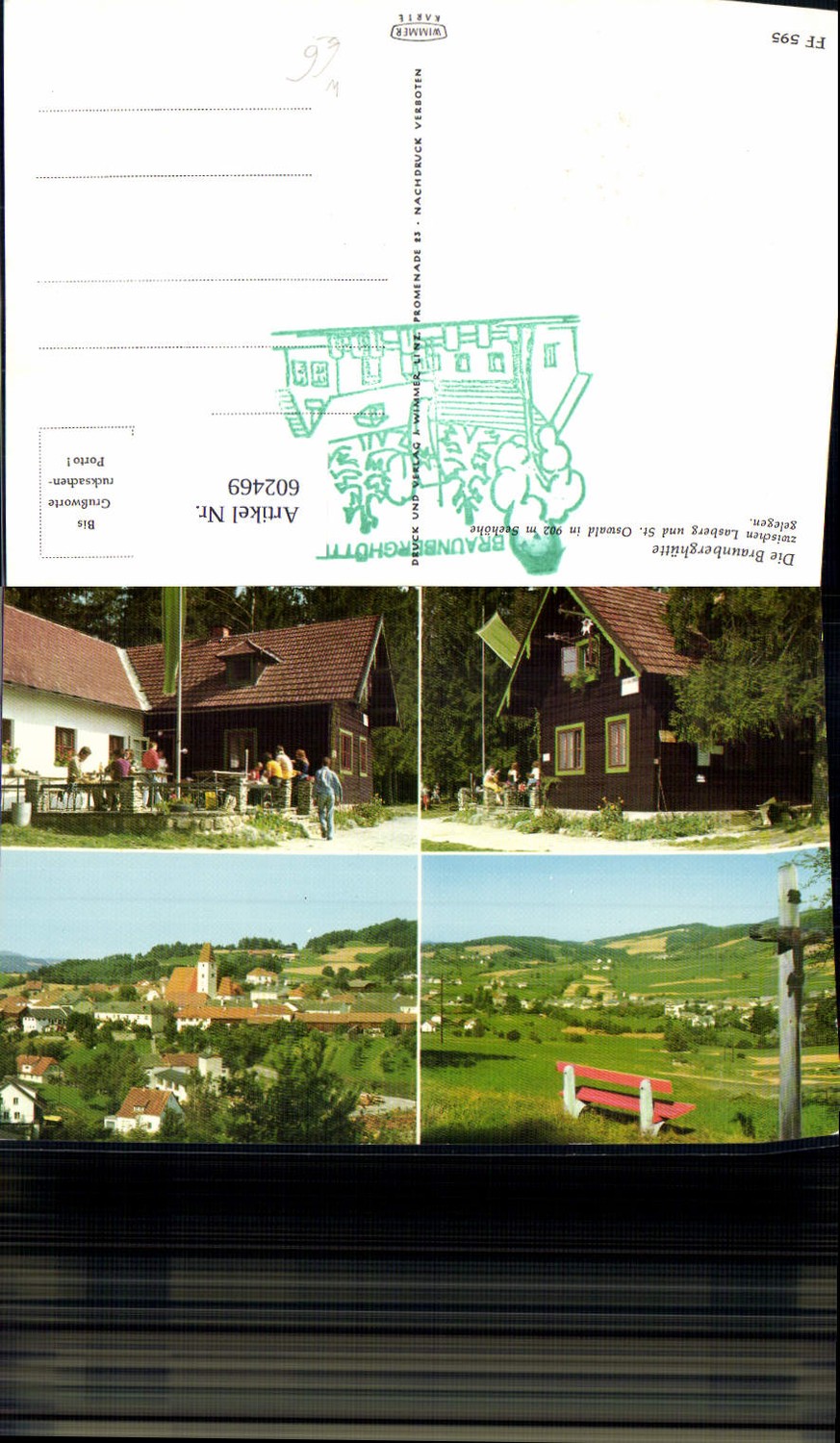 602469,Mehrbild Ak Braunberghütte Lasberg u. St Oswald b. Freistadt