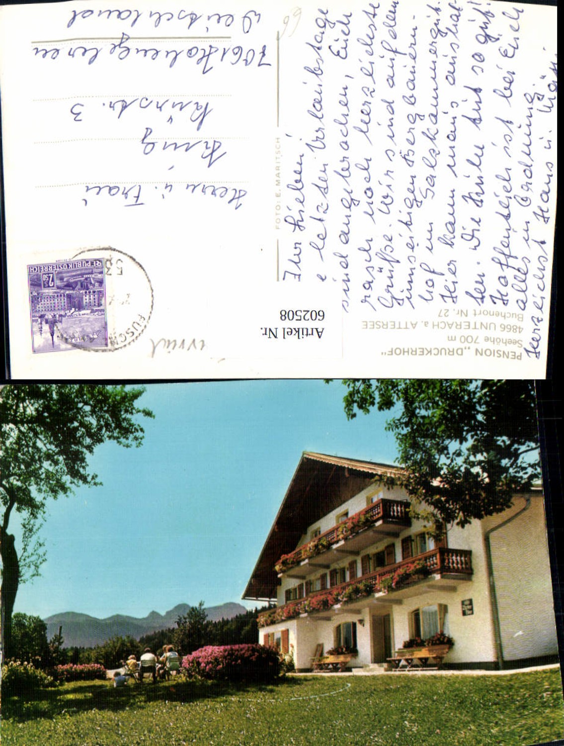 602508, Unterach am Attersee Pension Druckerhof
