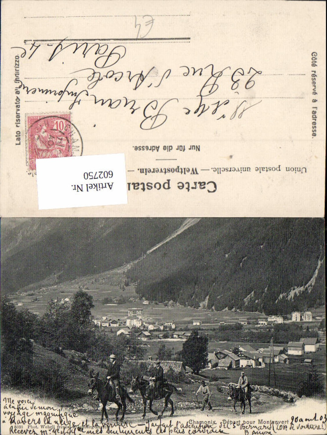 Alte Ansichtskarte – Old Postcard