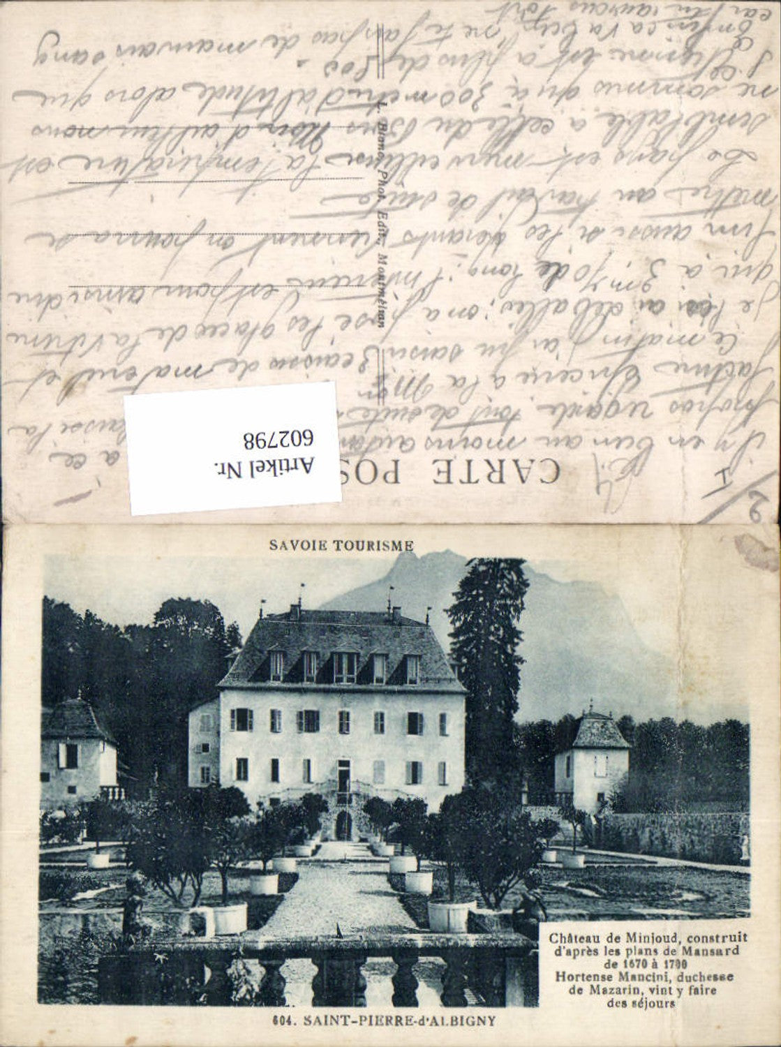 Alte Ansichtskarte – Old Postcard