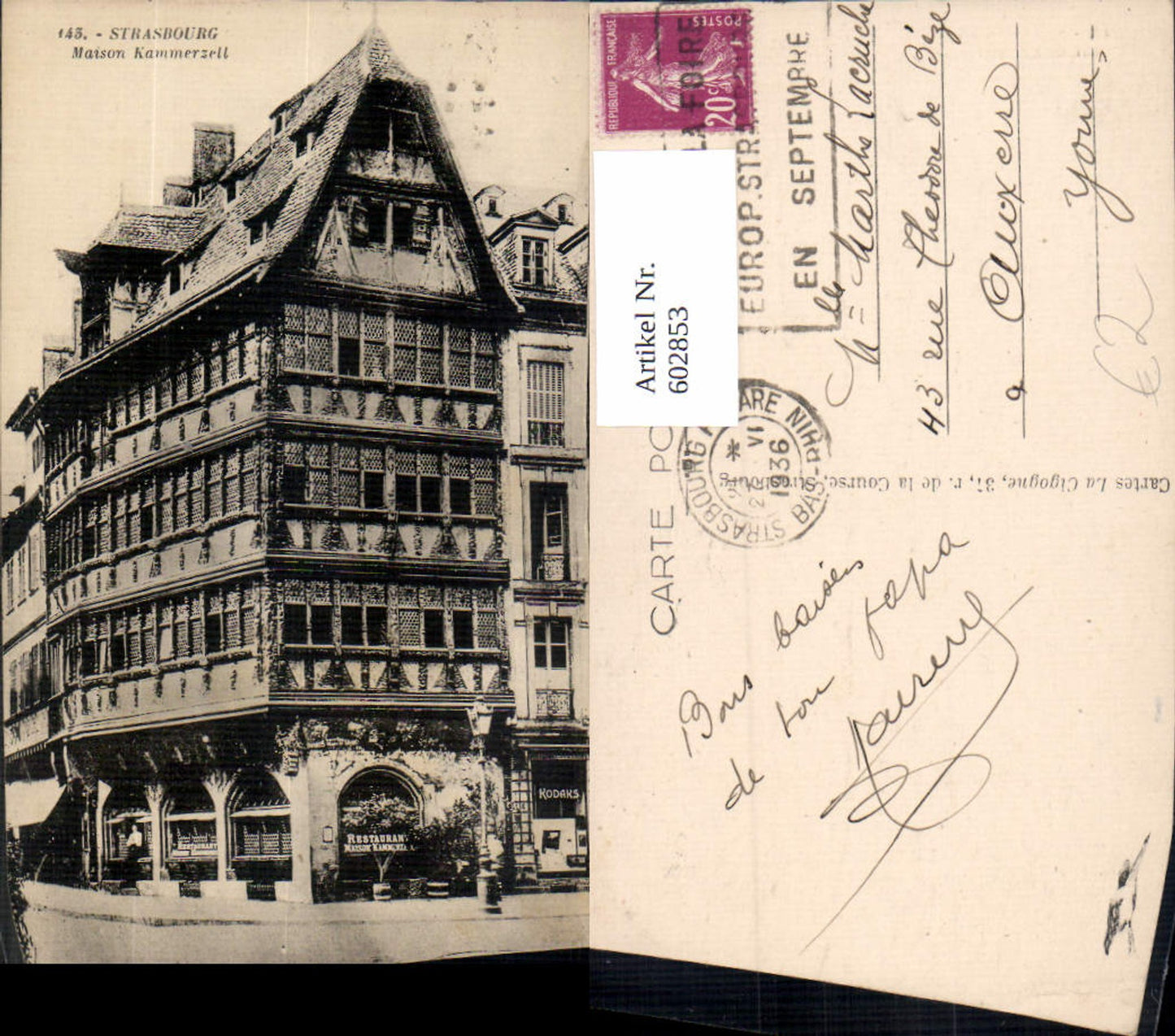 Alte Ansichtskarte – Old Postcard
