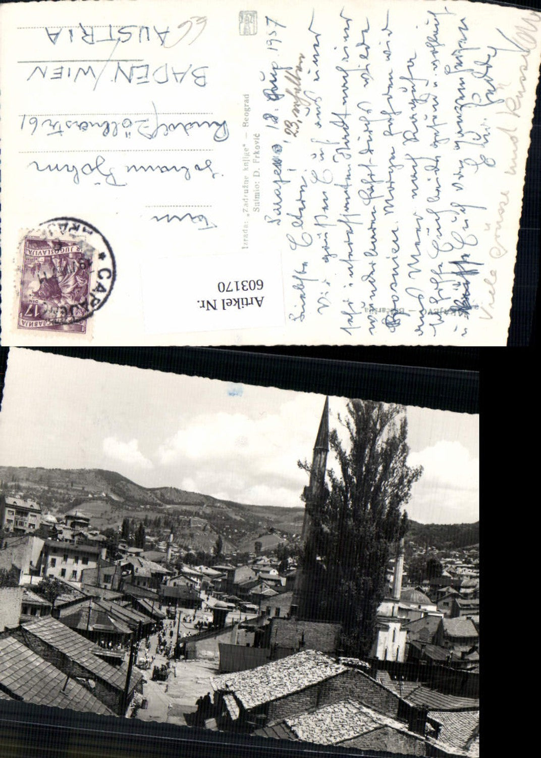 603170,Foto Ak Sarajevo Bascarsija Bosnien