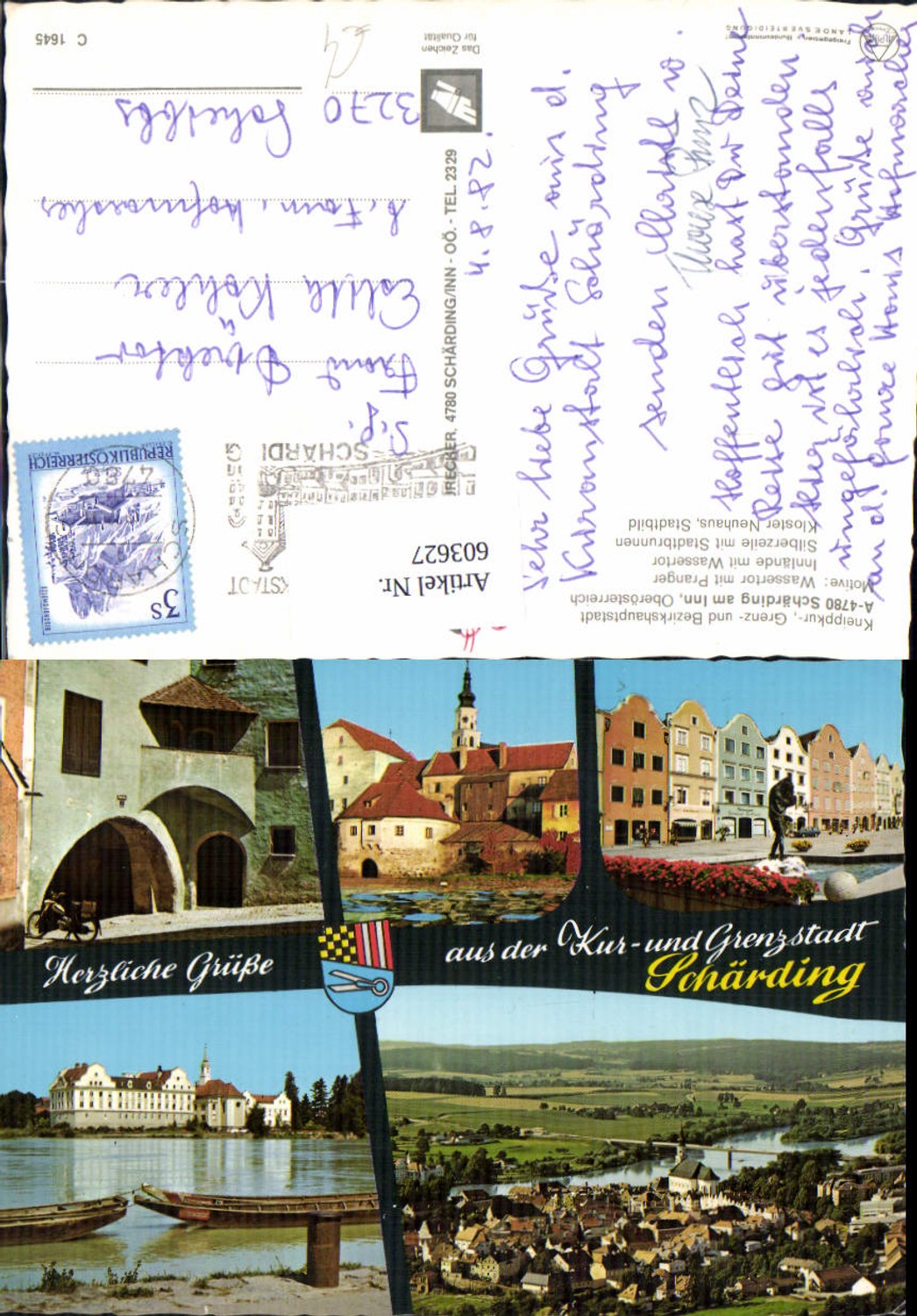 603627,Mehrbild Ak Schärding a. Inn Wassertor Innlände Silberzeile