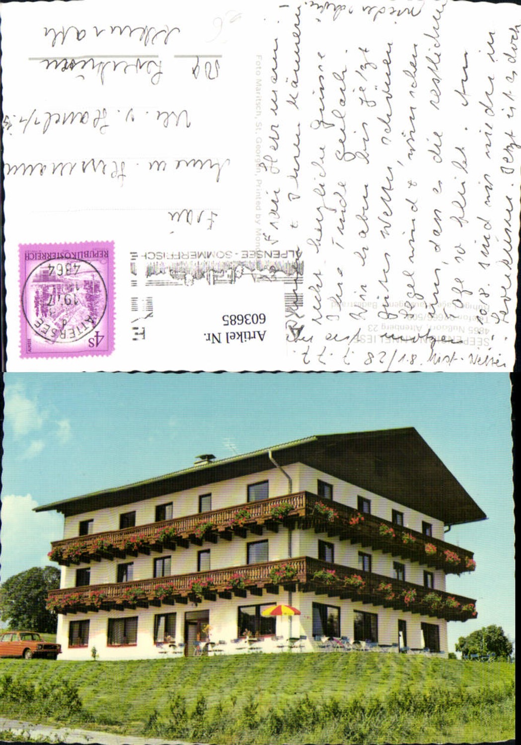 603685,Nußdorf a. Attersee Seepension Anneliese