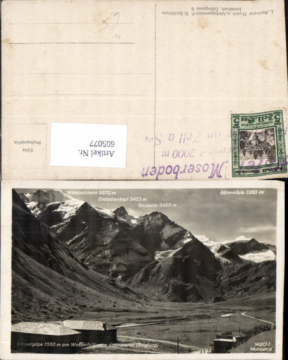 Alte Ansichtskarte – Old Postcard