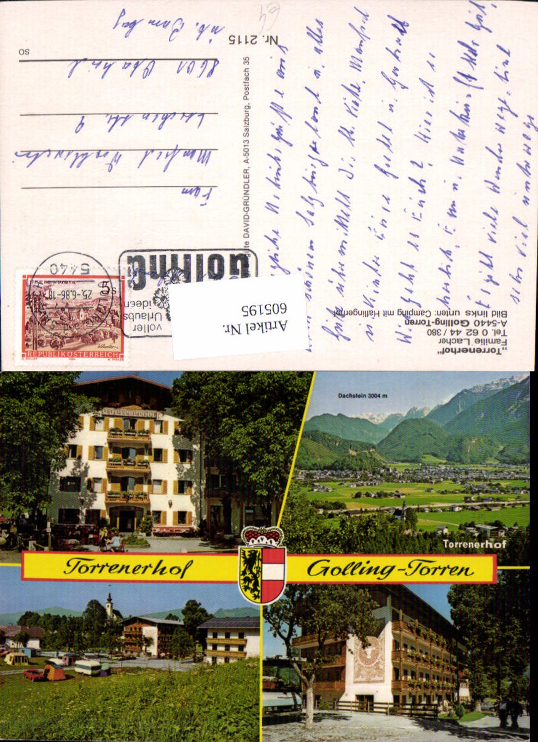 Alte Ansichtskarte – Old Postcard