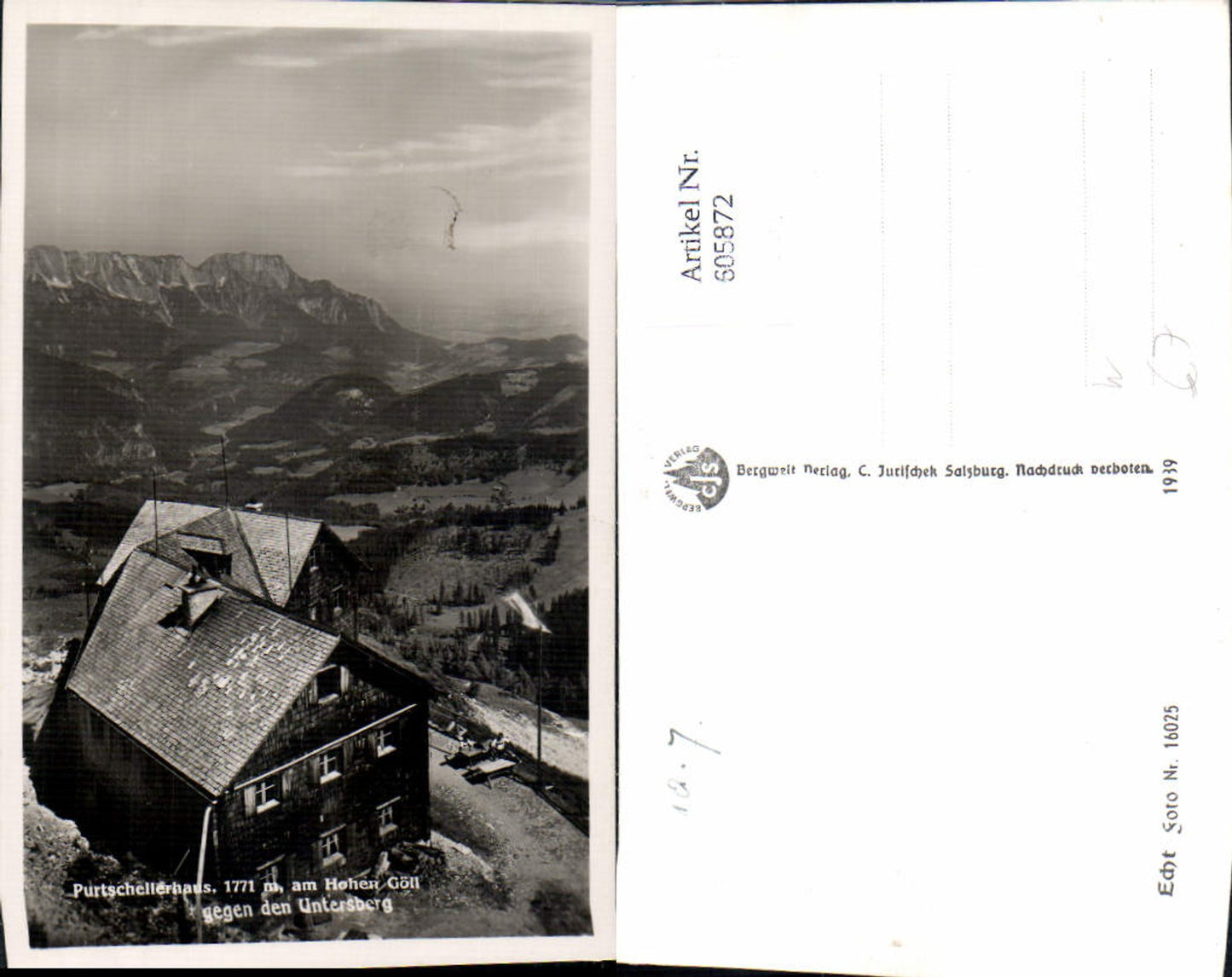 Alte Ansichtskarte – Old Postcard