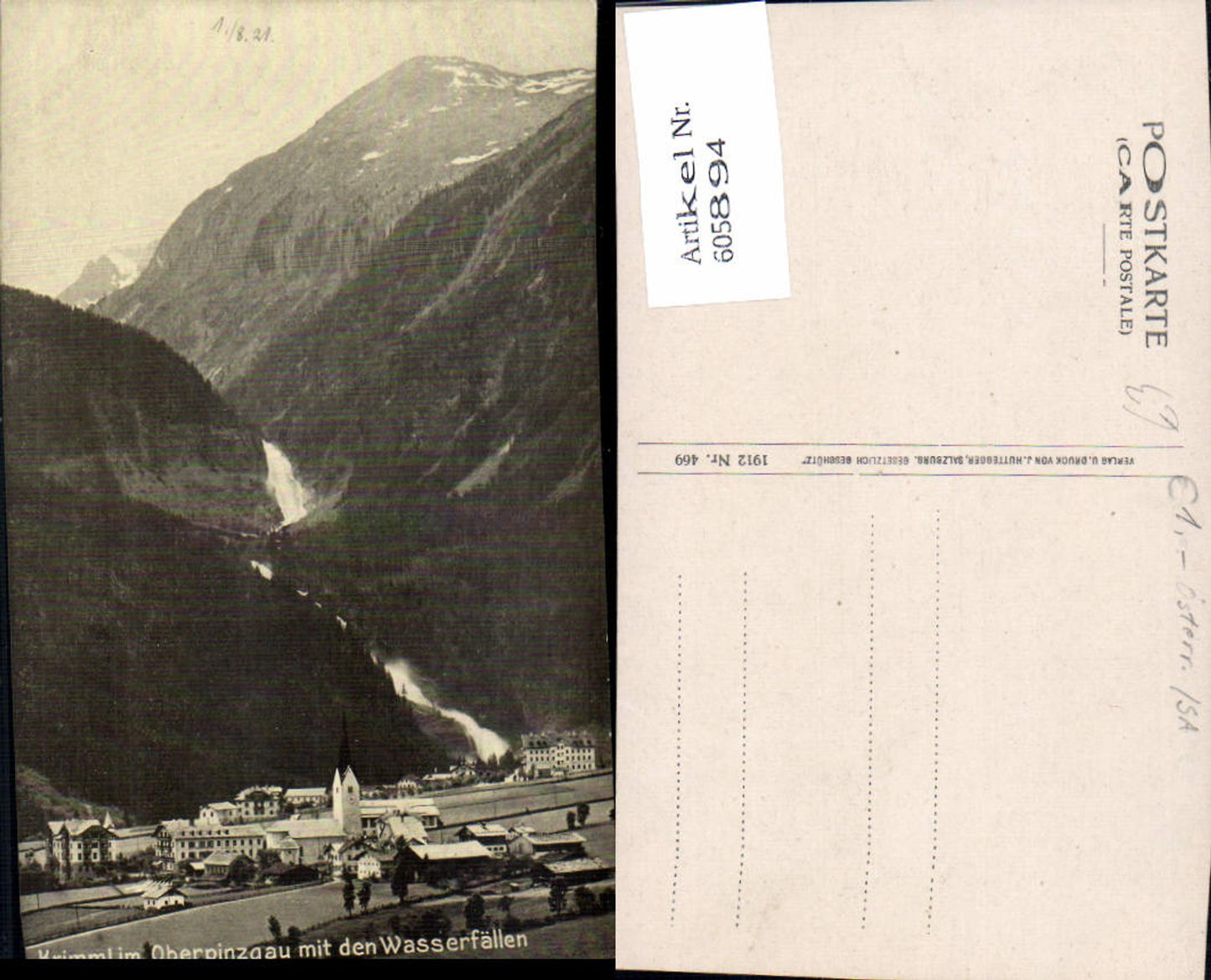 Alte Ansichtskarte – Old Postcard
