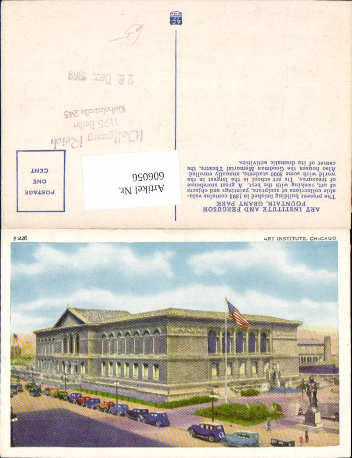 Alte Ansichtskarte – Old Postcard